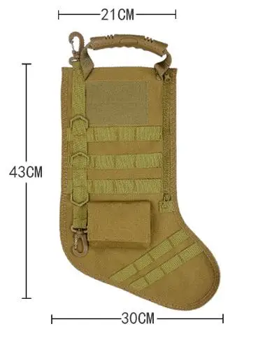 Hanging Tactical Molle Christmas Stocking Bag Dump Drop Pouch Utility Storage Military Combat Hunting Magazine Pouches Chris |