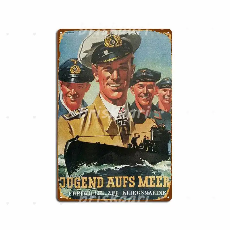 Волонтёр для военно морского флота старинный немецкий кригсмарин металлические