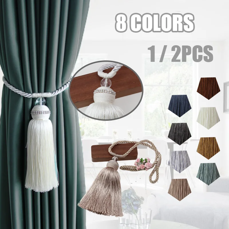 

1pc High Quality Diamond Tassel Curtain Bandage Home Quality Accessories