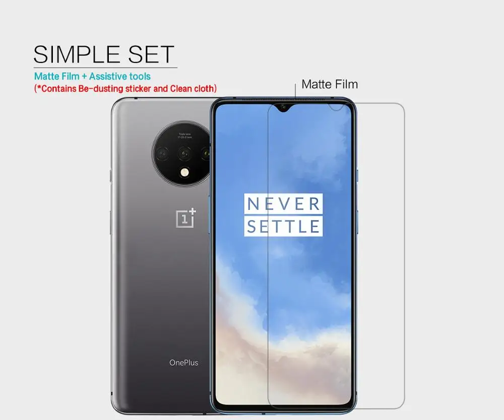 Защитная пленка для экрана Oneplus 7T NILLKIN с антибликовым покрытием, матовая пленка для Oneplus 5T One plus 7 6T 6, посылка в розницу