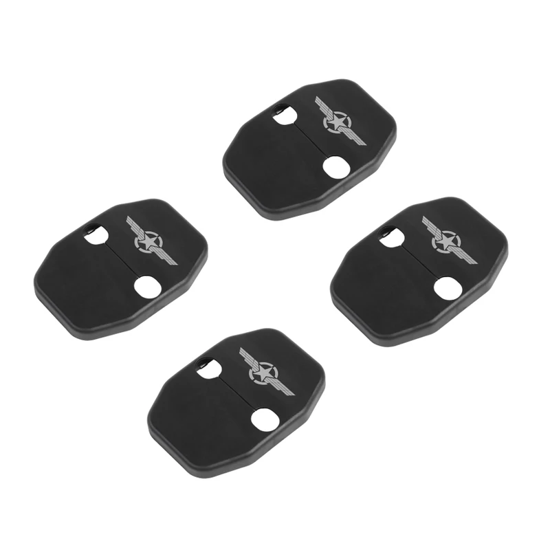 HYZHAUTO 1 комплект аксессуары для салона автомобиля Jeep Wrangler JK 2007-2017 ABS Дверной замок