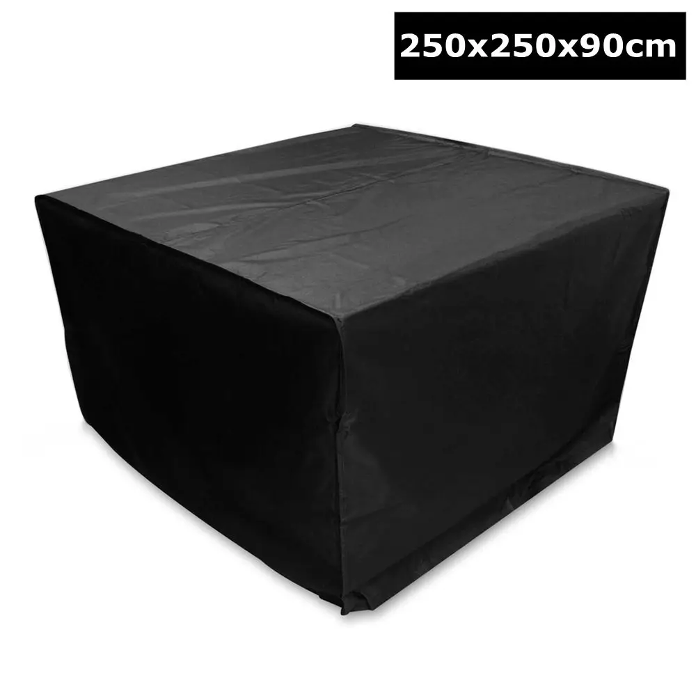 XL(250x250x90cm) Мебель пылезащитный чехол 210D Оксфорд Водонепроницаемый Дождь Снег Открытый сад патио защитный чехол для дивана ротанга Органайзер в форме куба стул - Цвет: XL(250x250x90cm)