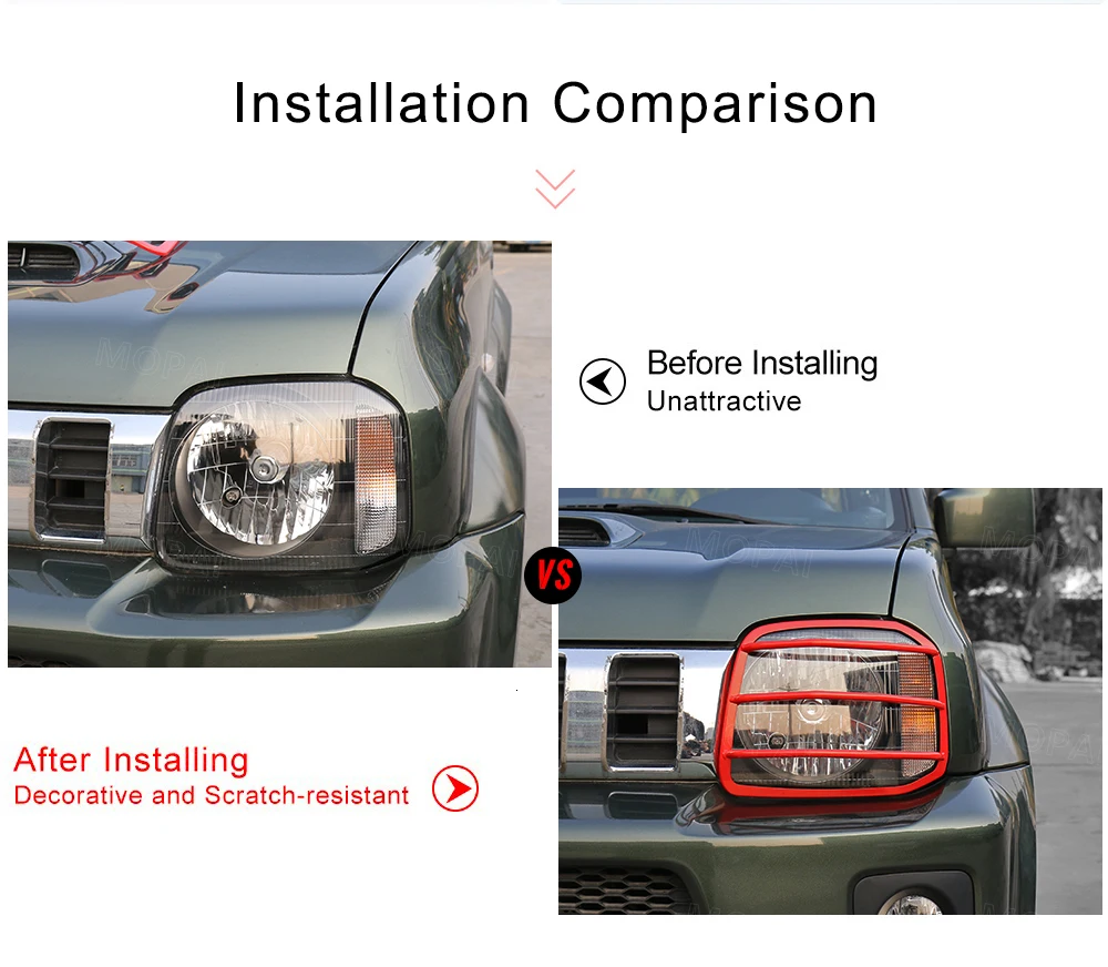 MOPAI колпак лампы для Suzuki Jimny 2007 Up Автомобильный передний головной светильник, поворотный светильник, задний противотуманный фонарь, декоративный комплект, автомобильные аксессуары