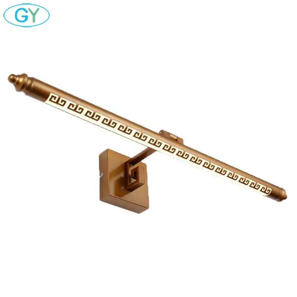 Коричневая светодиодная настенная лампа современные светильники для зеркал в