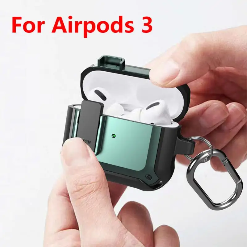 Роскошный чехол для наушников Airpods 3 из ТПУ и силикона противоударный Apple Air Pods