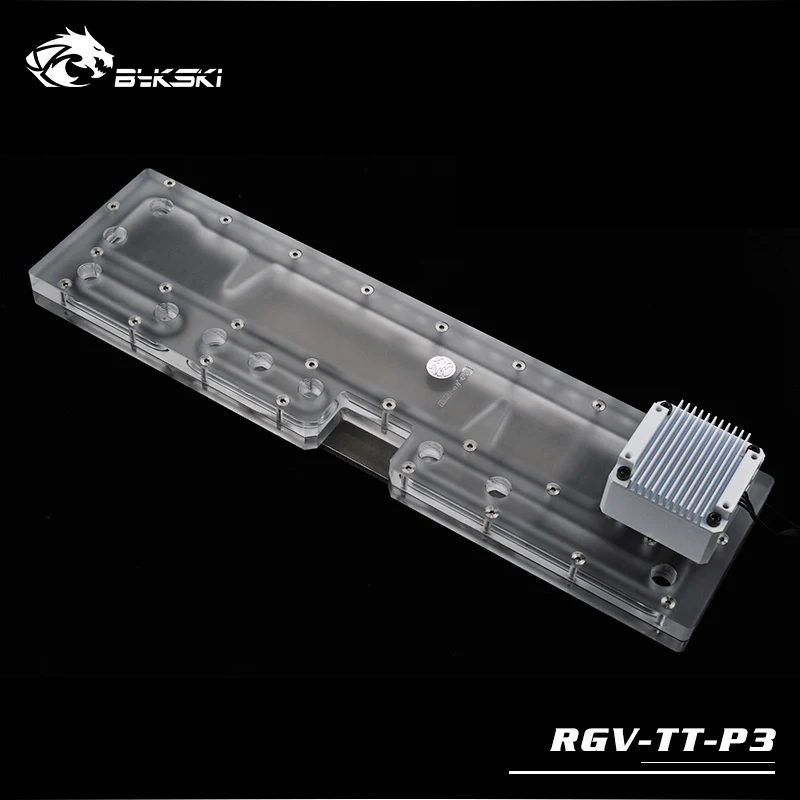 Bykski Distro plate Board для Tt Core P3 динамическое шасси дефлектор водной дорожки с водяным