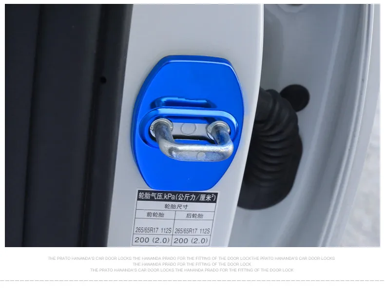 FLYJ Автомобильный Дверной замок, автомобильная наклейка, защитная Пряжка, защелка крышки, стоп, антикоррозийная, автомобильные аксессуары для Toyota scion XA XB XD IQ TC