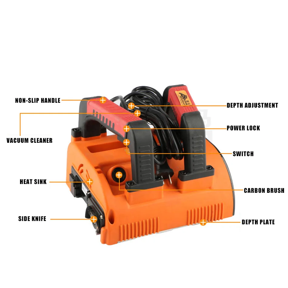Шлифовальная машина без мертвых углов станок для строгания стен бетона белого