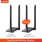 Wi-Fi-адаптер 11AC, USB 2*6 дБи, поворотная антенна2,4 ГГц, двухдиапазонный, настенный беспроводной приемник Ethernet, настольный Wi-Fi-адаптер