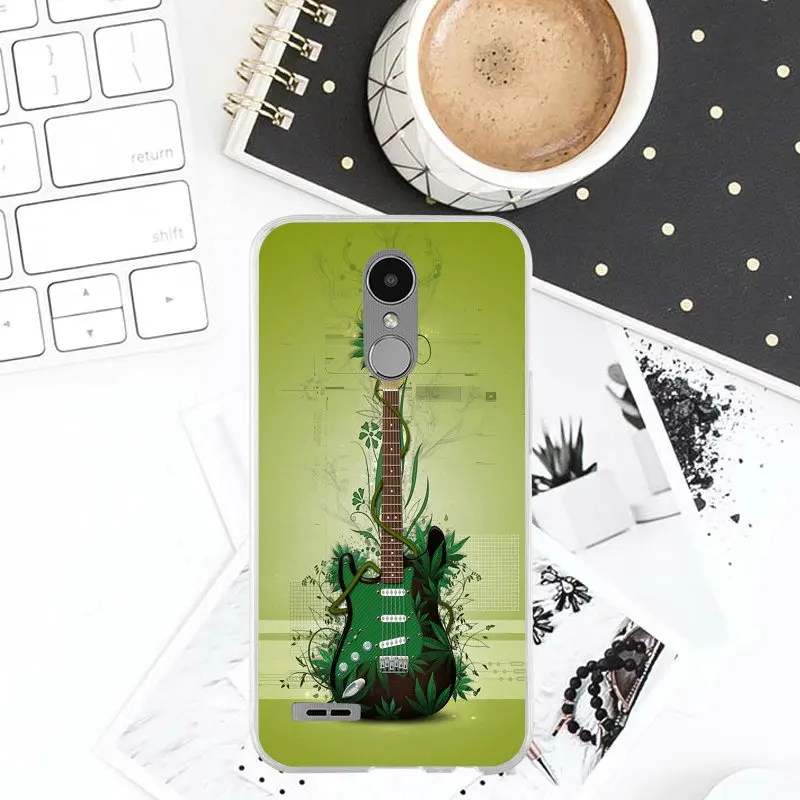 Silicone Soft TPU Phone Case for LG G2 G3 Mini G4 Stylus G5 G6 G7 K4 K7 K8 K10 2016 2017 2018 Bags Guitar Music Note Art |
