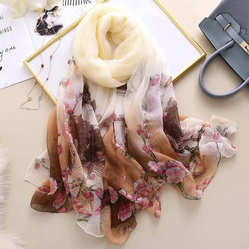 2019 лето солнцезащитный крем супер Большое пляжное полотенце женский Принт