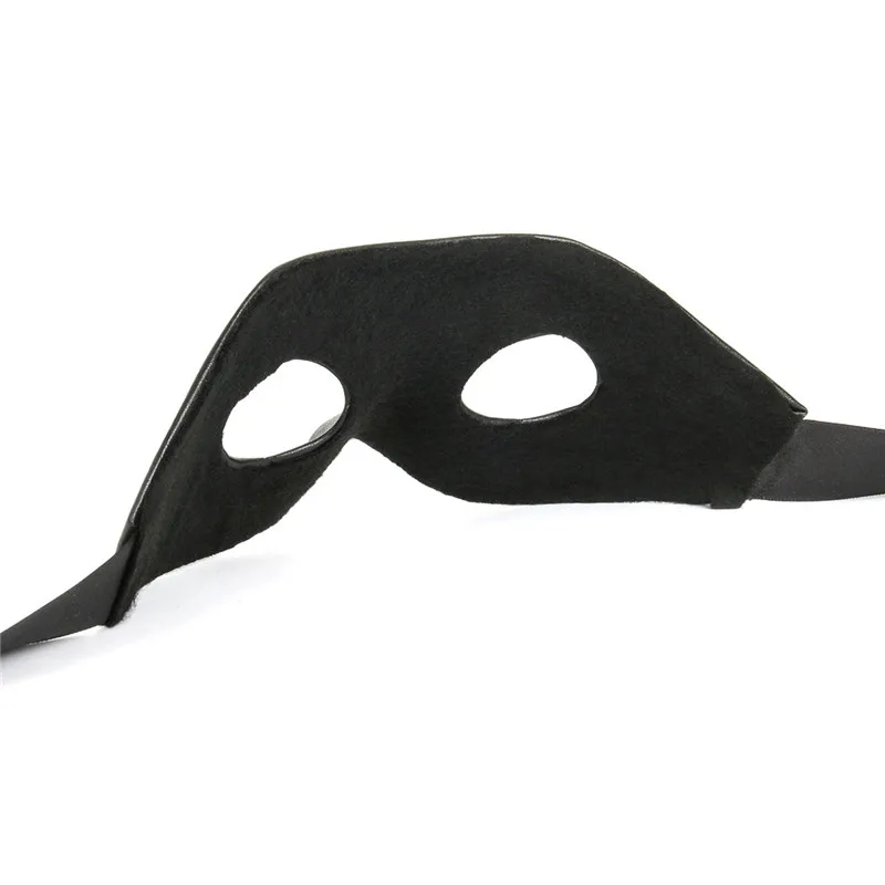 

Zorro Black Half Mask with Ties Fancy Goods Masquerade Party Ball Unisex Venetian Mask Fox Cat Dancing Eye Halloween Masks