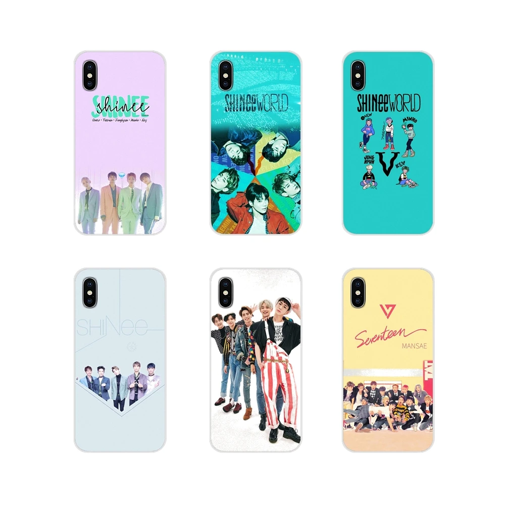 Чехол для сотового телефона SHINee KPOP Boy group на заказ чехлы Xiaomi Mi4 Mi5 Mi5S Mi6 Mi A1 A2 5X 6X 8 9 Lite