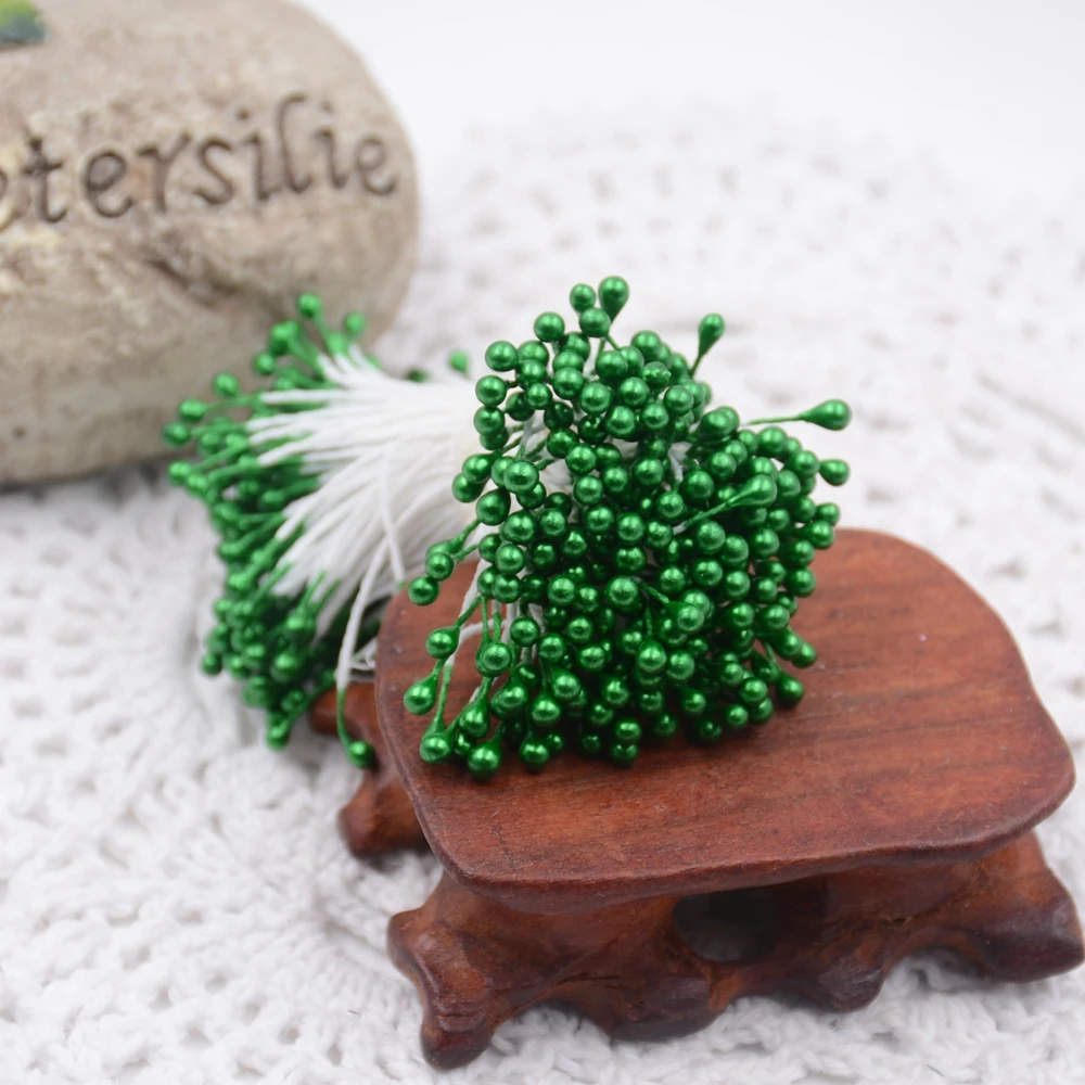 80 шт разноцветный жемчужная тычинка сахар из искусственных цветов ручной работы