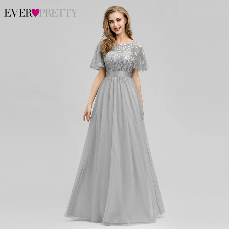 Robe De Soiree Ever красивые сексуальные вечерние платья Русалка Длинные блестящие драпировки, тюль, вечерние платья элегантные женские вечерние платья - Цвет: EP00904GY-CStyle