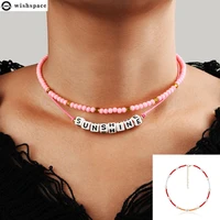 2020 summer autumn popular new bohemia collarbone chain fashionable woman necklace jewelry wholesale