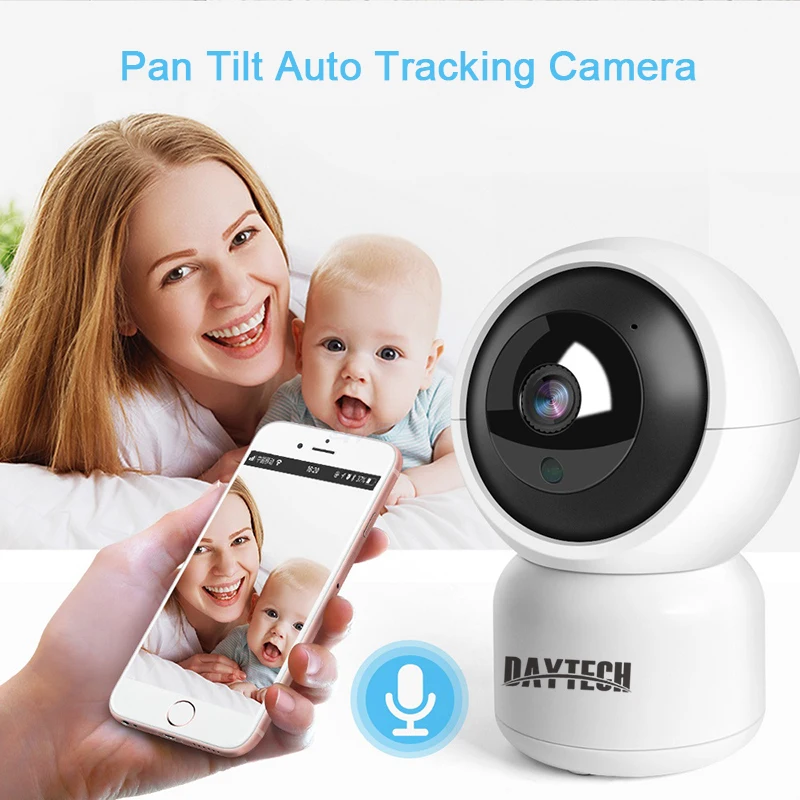 Daytech домашняя IP камера безопасности Wifi беспроводная мини наблюдения 720P/1080P ночное