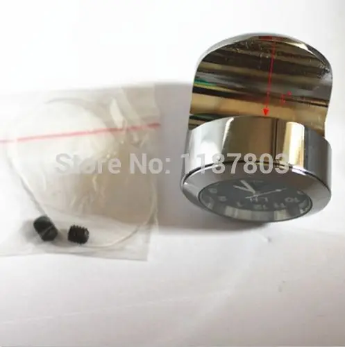 Часы для крепления на руль хромированные часы 7/8 &quot-1&quot Harley Honda Shadow Rebel Sabre VTX VT 750 1300