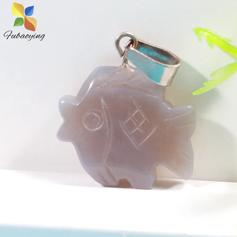 Оптовая продажа 12 шт. подвеска из камня и хрусталя Fubaoying Смешанная резьба