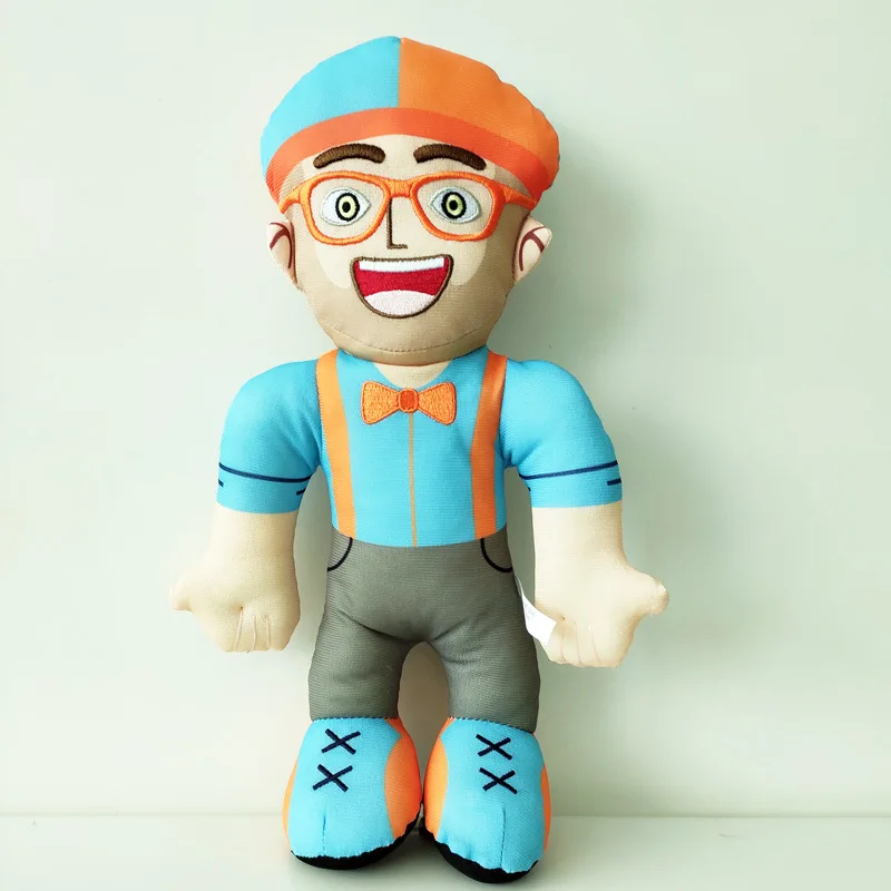 

Plush doll Blippi cap English Enlightenment program Educational stuffing toy Parent-child time kids children gift