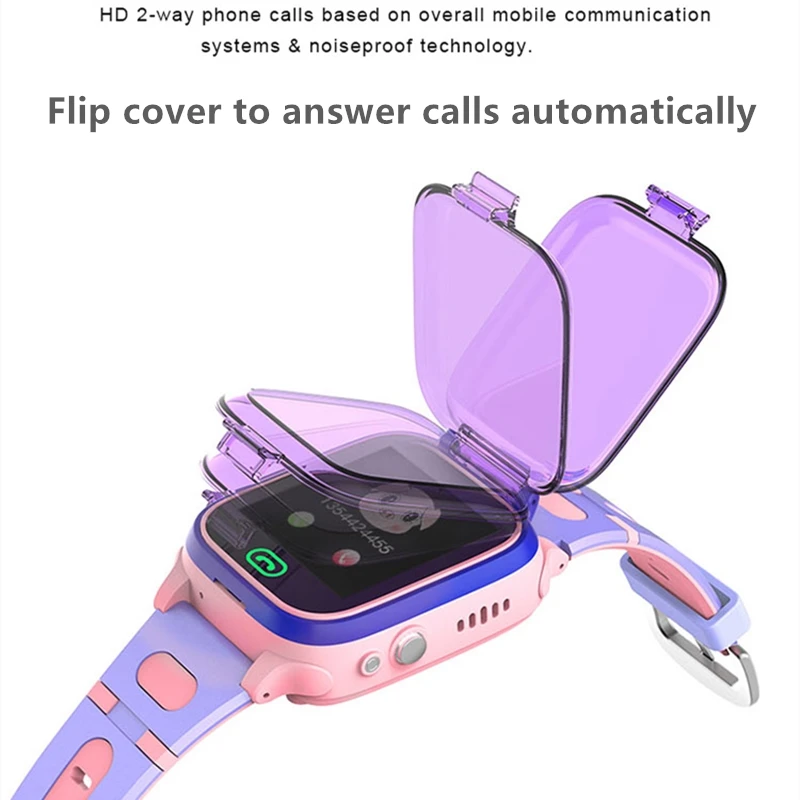 

M80 Waterproof for Kids GPRS+LBS Tracker SmartWatch SOS Call for Children Anti Lost Monitor Baby Wristwatch for Boy Girls