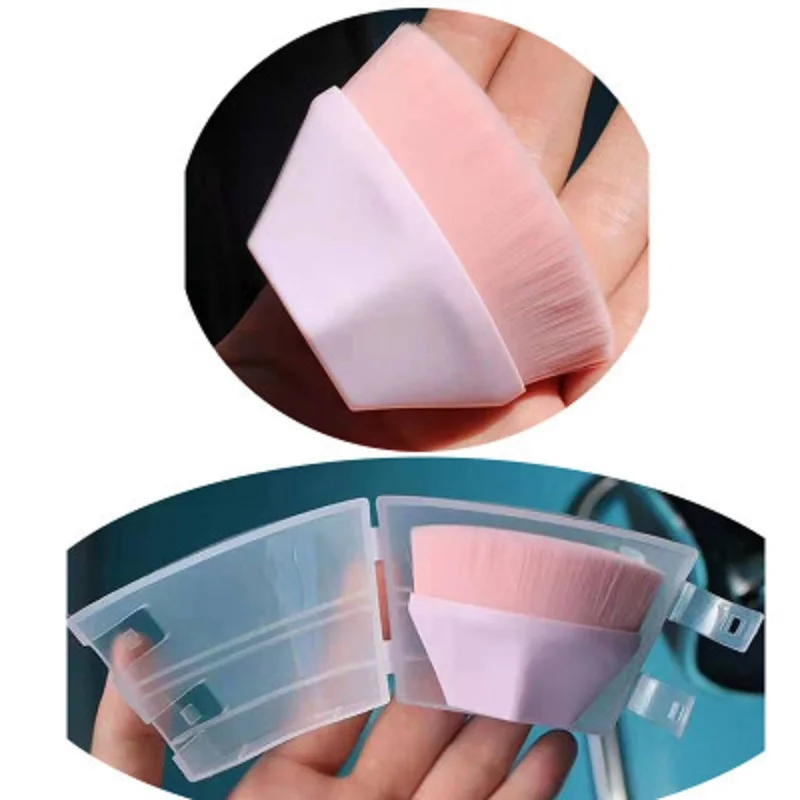 

Echos Hot Single Six Corners Powder Makeup Brushes Diamond Cosmetic Hexagon No Trace Foundation Brush Silicone Make Up Brushes