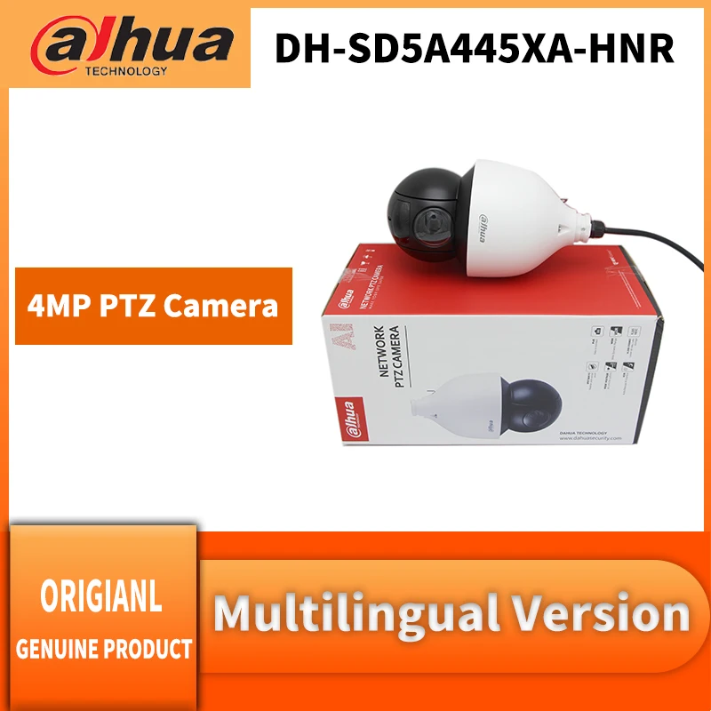 

Dahua SD5A445XA-HNR 4MP 45x Starlight IR WizSense Network PTZ Camera.