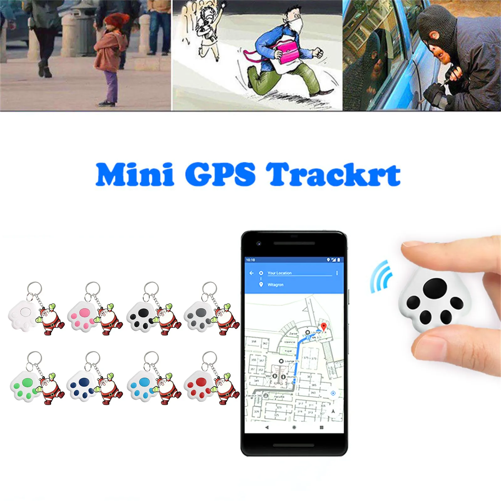 Смарт-трекер для поиска ключей устройство против потери водонепроницаемый