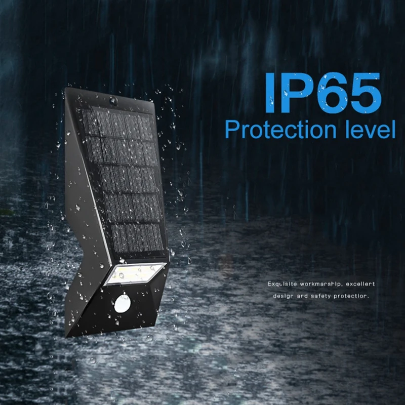 Solar Motion Sensor Light Outdoor IP65 Waterproof Wireless LED | Освещение