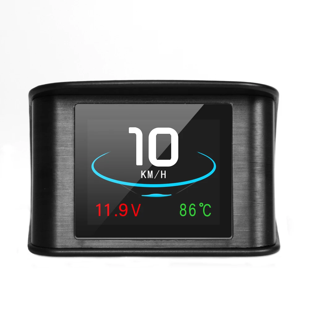 Дисплей на борту автомобиля P10 цифровой OBD2 прибор для измерения пробега и