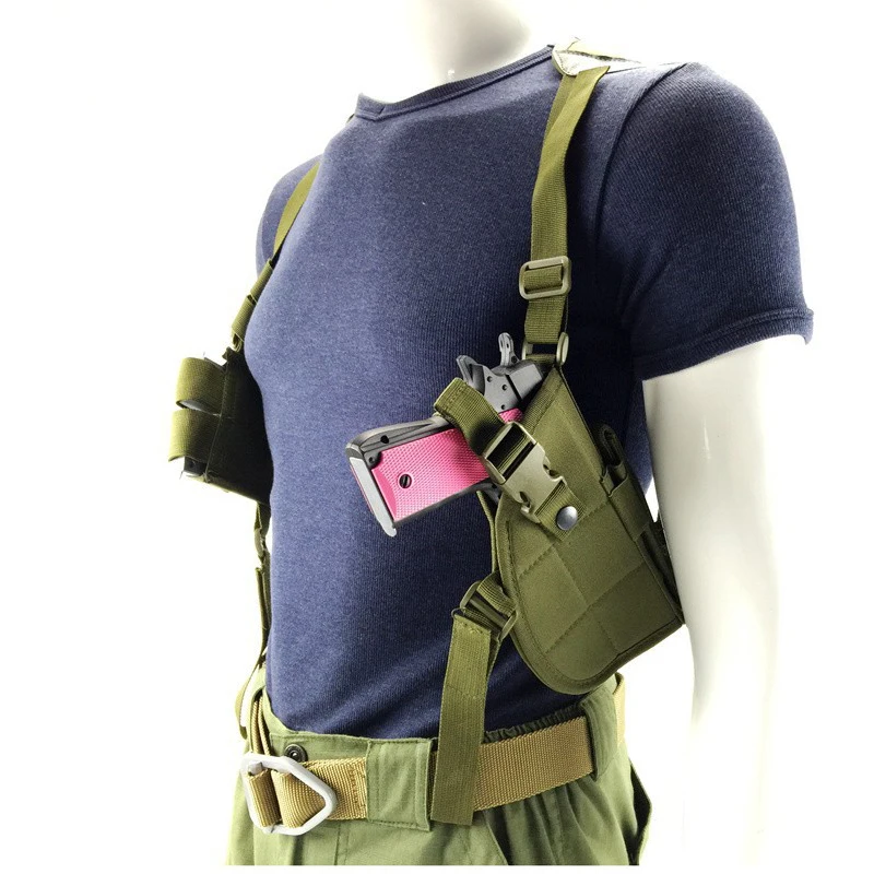 Военный Тактический Двойной плечевой пистолет кобуры скрытый носить двойной