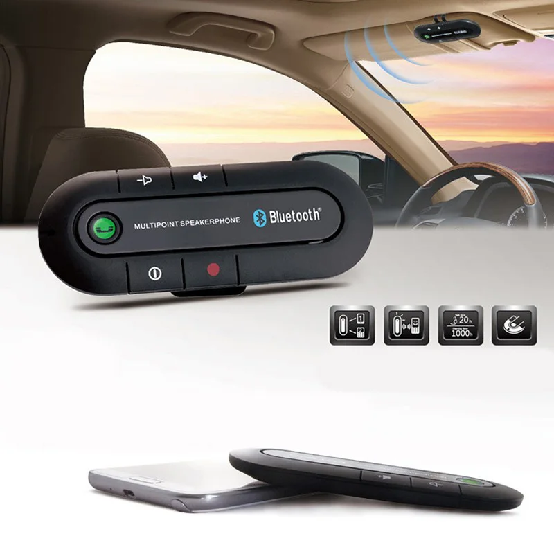 Горячая Распродажа Bluetooth громкой связи адаптер громкой связи Aux Bluetooth комплект динамик мини динамик телефон передатчик MP3 музыкальный плеер