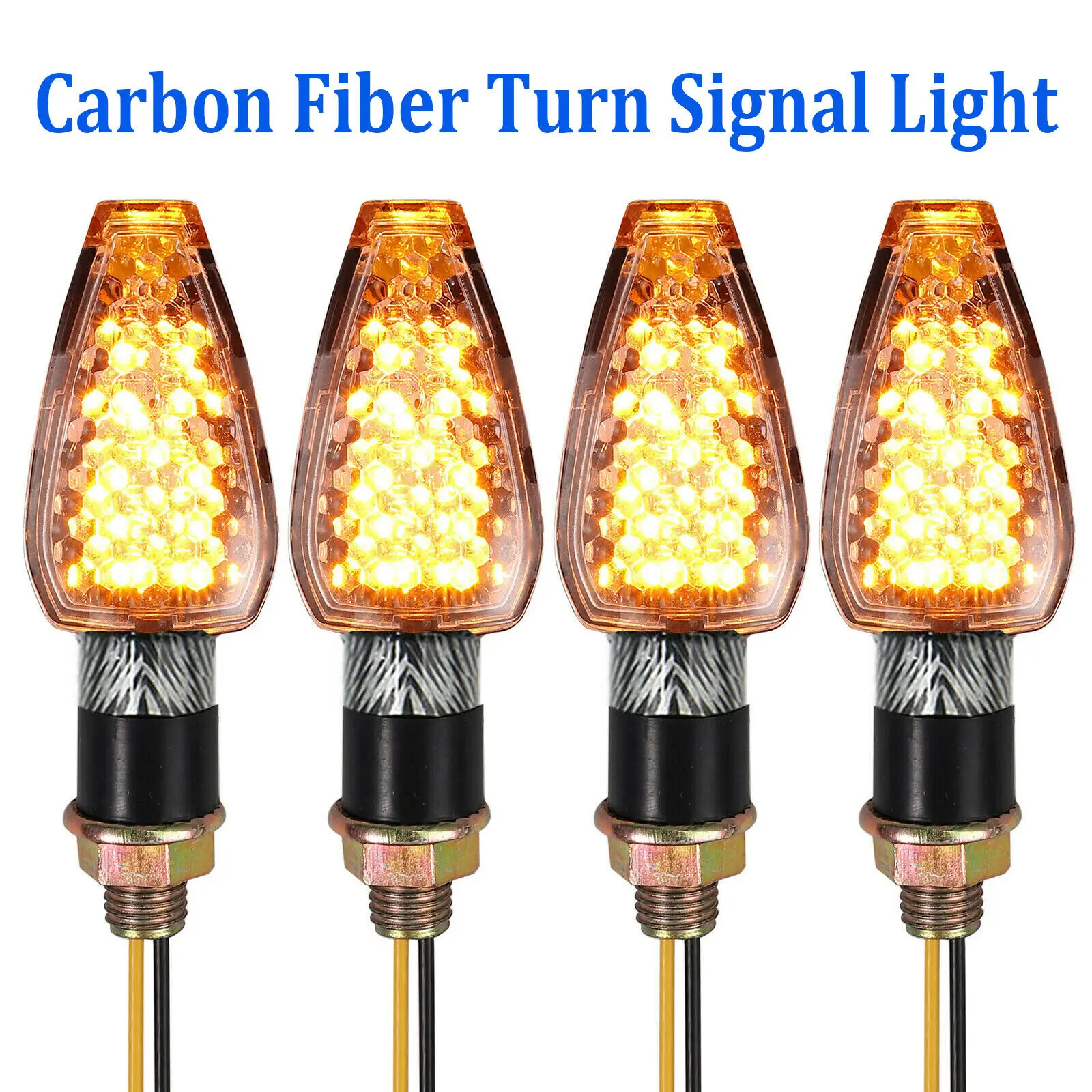 4 шт. светодиодный индикатор поворота для мотоцикла светильник мигалка с