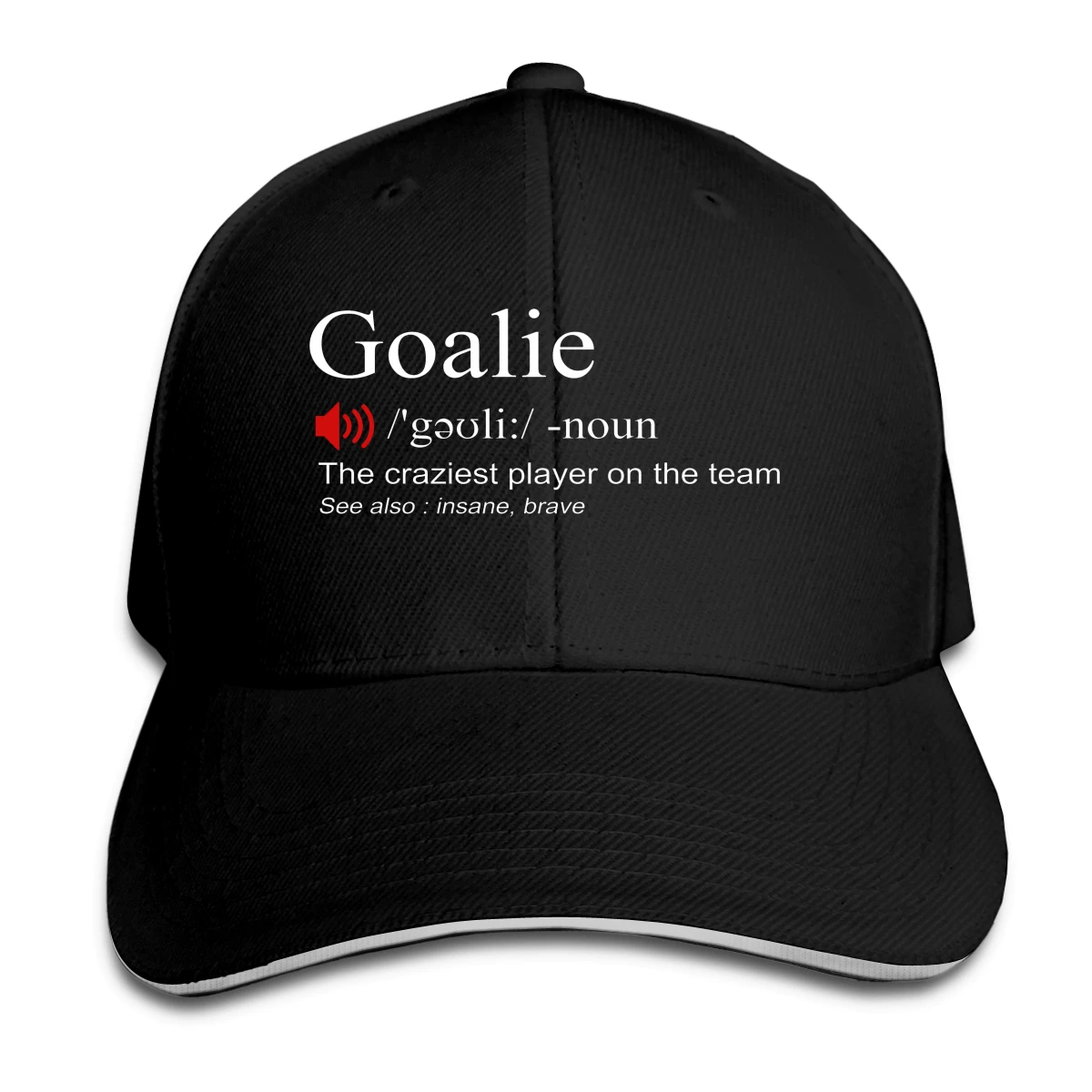 

Goalie Goalkeeper Definition Hat Baseball Cap for Men Women Fashion Adjustable Sun Hat