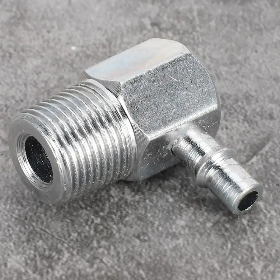 Intake Manifold Vacuum Fitting 90° 3/8NPT-1/4 Hose Nipple Car Modification 4535Z | Автомобили и мотоциклы
