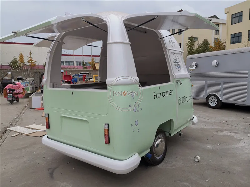 Индивидуальная тележка с прицепом для еды одобренная CE торговый автомат