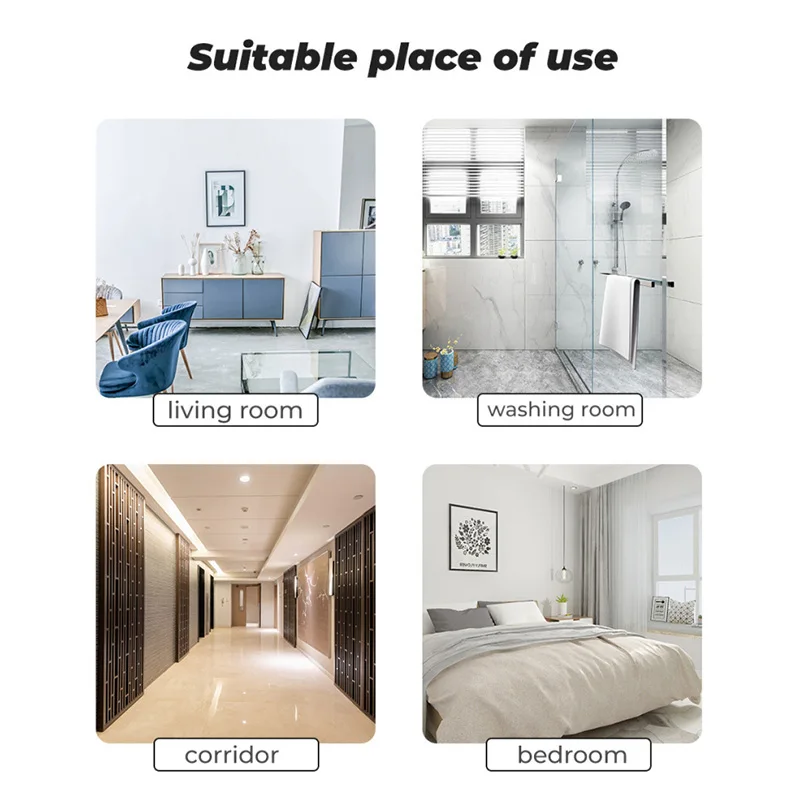 

SMATRUL Wall Smart Wall Light Switch Infrared Sensor EU UK 220V 10A Glass Screen Panel On Off Electrical Power No Need Touch