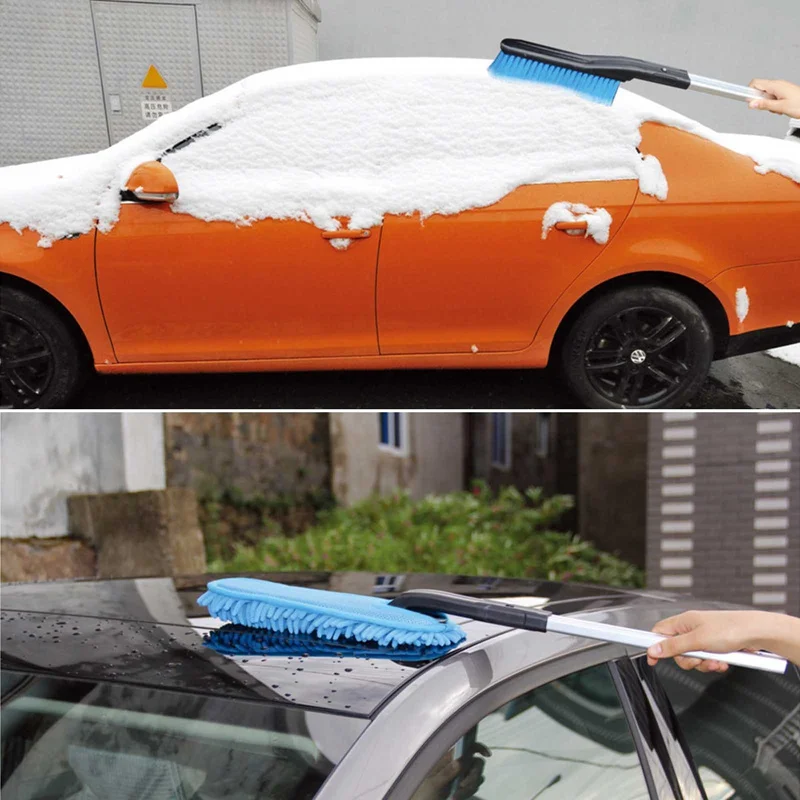 

Three-in-one Detachable De-icing Shovel Car Snow Ice Shovel Detachable Windshield Scraper Brushing Tool