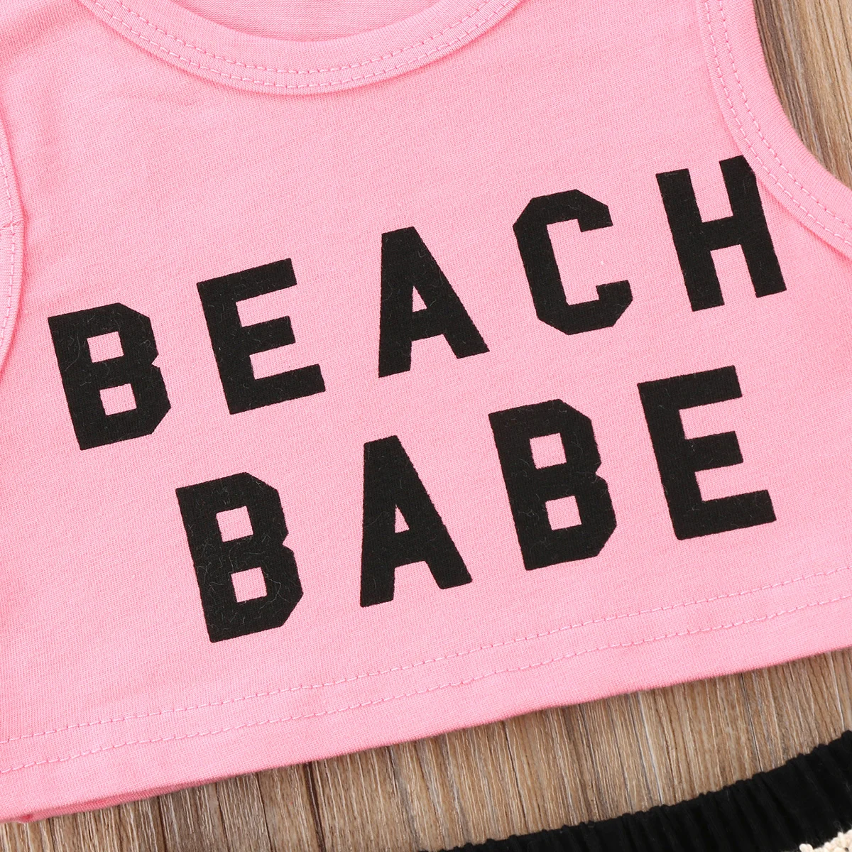 Летний детский летний короткий топ без рукавов для новорожденных футболка с