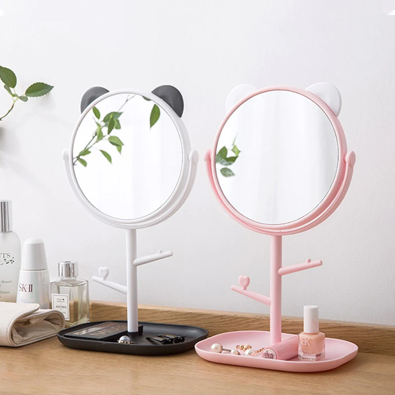 Зеркало для макияжа многофункциональное зеркало принцессы большое милое