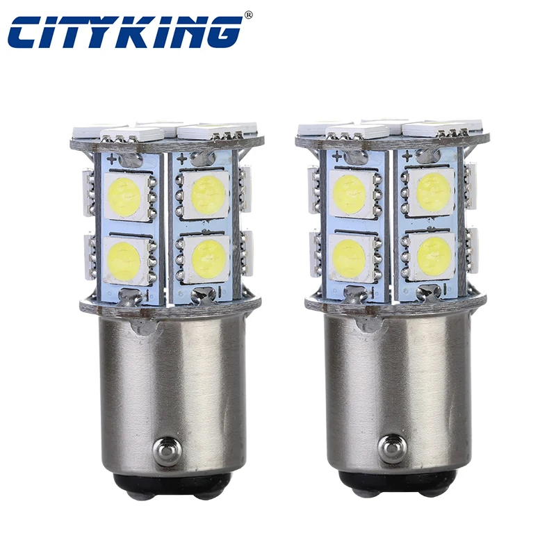 

2pcs 1156 BA15S 1142 BA15D 18SMD 5050 LED Interior LED1156 1157 1142 Bulb Trailer Replacement LED Light Bulb Marine Boat Lamp