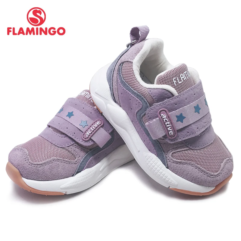 

FLAMINGO Spring Sport Running Children Shoes Hook&Loop Outdoor Sneaker for Kids Size 22-27 Free Shipping 201K-SM-1595