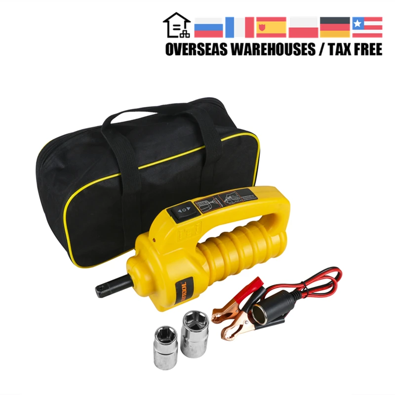 Ударный гайковерт для автомобиля Электрический торцевой ключ 1/2 дюйма 500N M 12 В