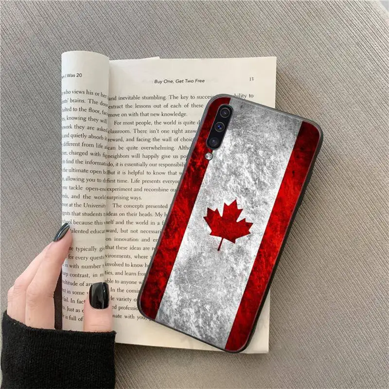 

Canada Canadian Flag CA Banner Phone Case For Samsung galaxy S 9 10 20 A 10 21 30 31 40 50 51 71 s note 20 j 4 2018 plus