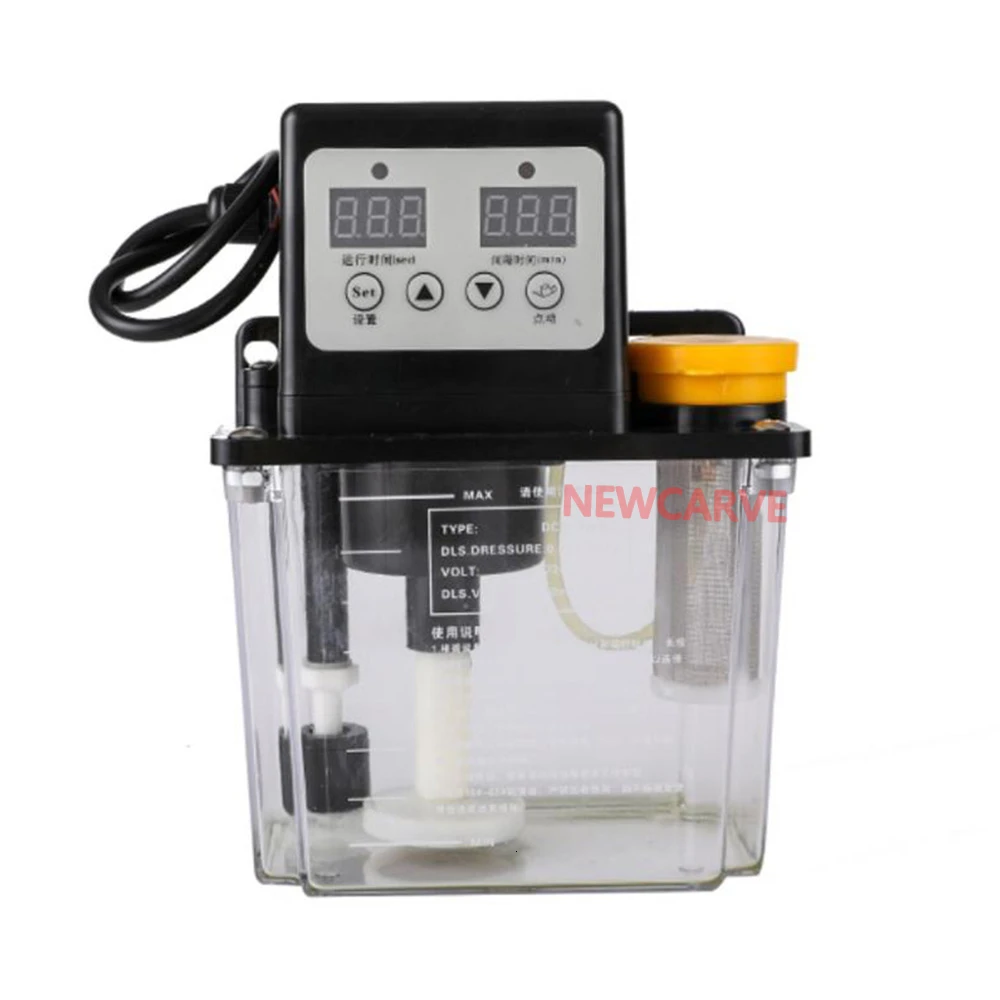 Полностью автоматический насос для смазочного масла 1 л с манометром