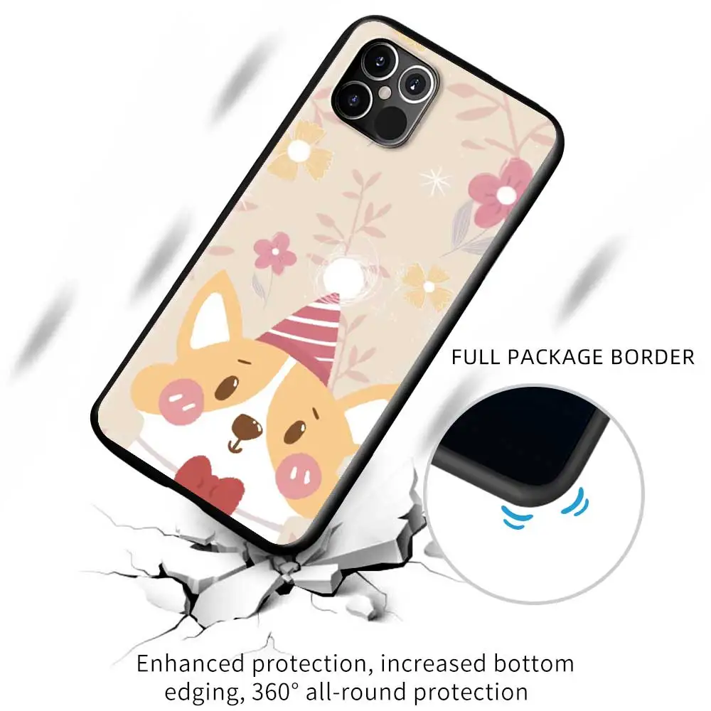 

Phone Case For iPhone 12 Mini 11 Pro SE 2020 X XS Max XR 7 8 6 6S Plus Silicone Soft Back Cover Coque Capa Cute Cartoon Animal