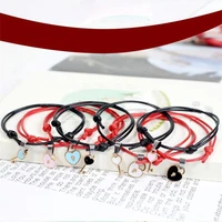 stitching heart bracelets romantic valentines day present for lovers couple bracelet women new fashion