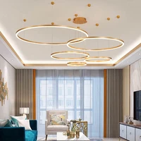 luxury led chandeliers lighting for kitchen living room loft hanging chain nordic gold chandelier bedroom lamp lustre industriel