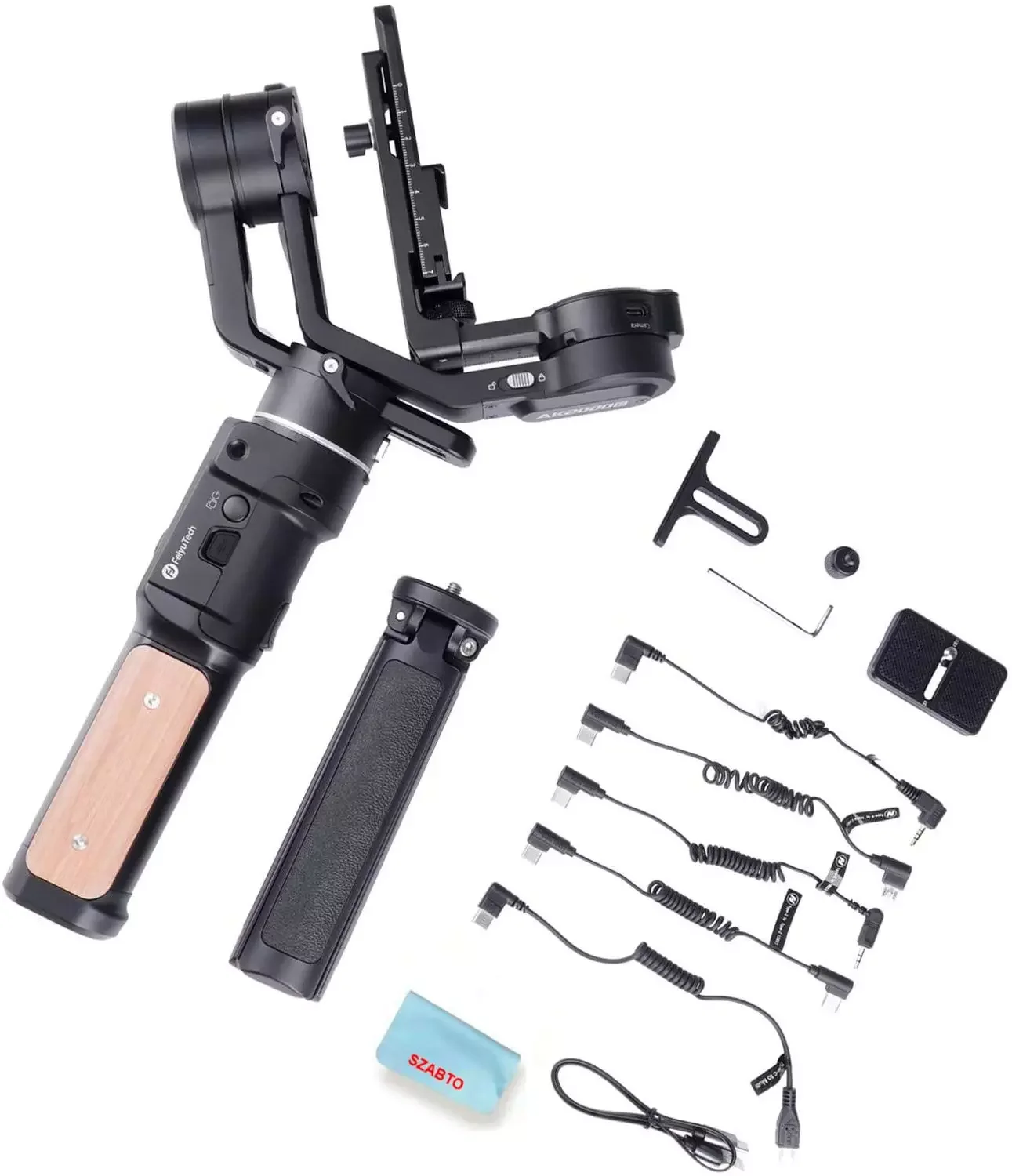 FEIYUTECH AK2000C камера стабилизатор складной Release Plate DSLR Стабилизатор 3 оси камеры Gimbal