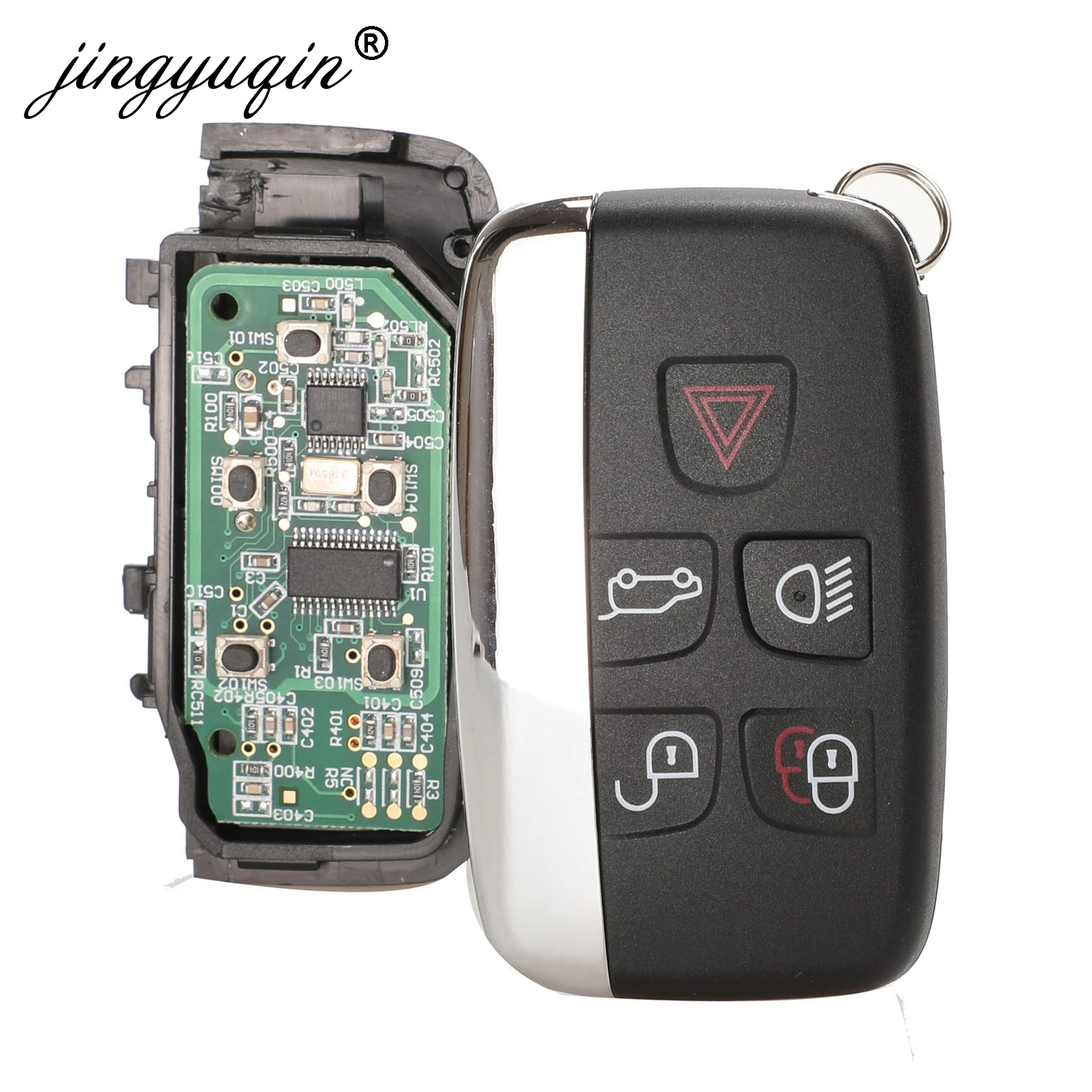 Jingyuqin 5 шт. 315/434 МГц Автомобильный Дистанционный ключ для Jaguar Land Rover Discovery 4 freelander Range Rover Sport Evoque Умный брелок
